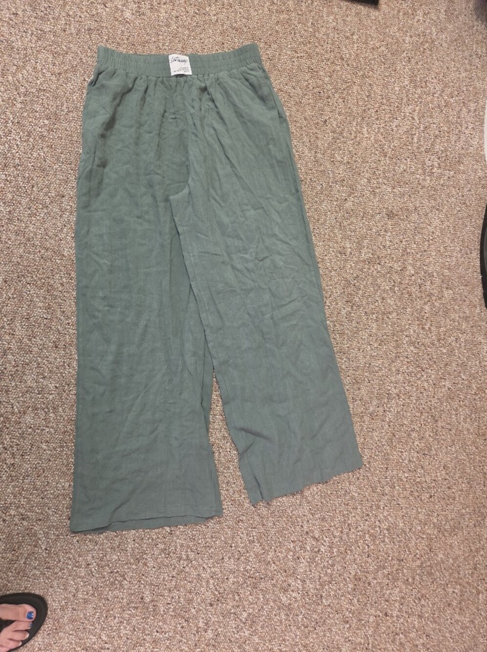Olive Green Chinos - Classic Straight Fit